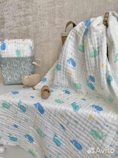 Полотенце из муслина 70х140