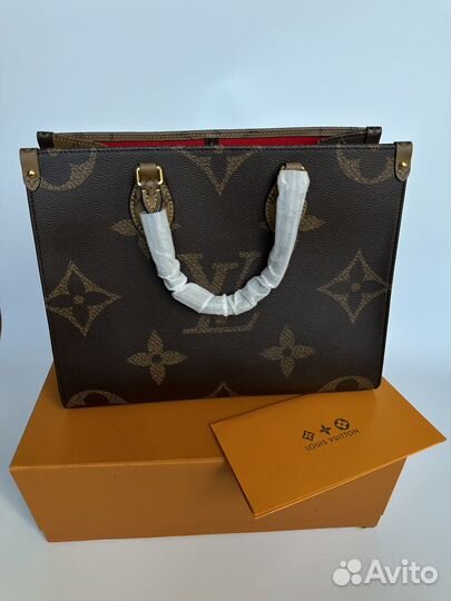 Сумка Louis Vuitton onthego MM канва Monogram