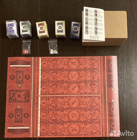 Набор Гвинт (Gwent) 5 колод с полем