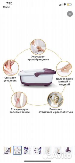 Гидромассажная ванночка для ног