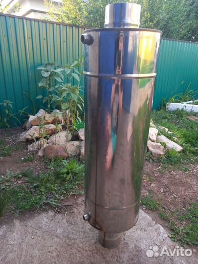 Теплообменник для подогрева воды от дымохода