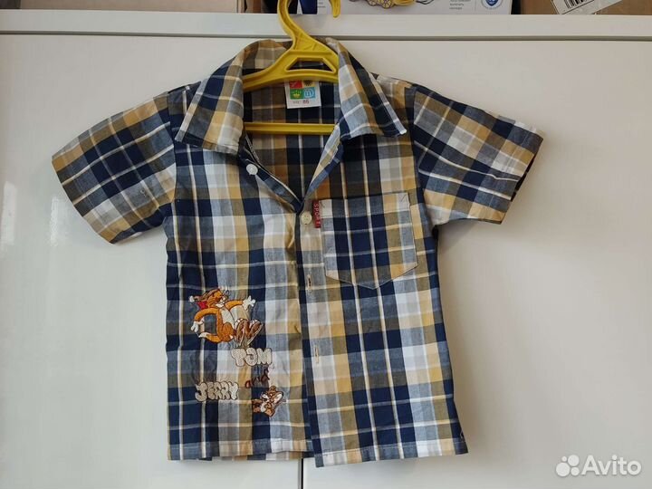 Рубашки на 80-86 р. Пакетом