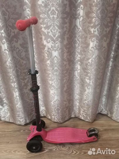 Самокат детский трехколесный, выдвижной