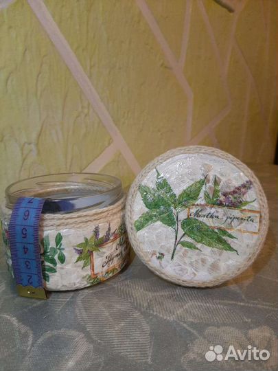 Декоративная баночка