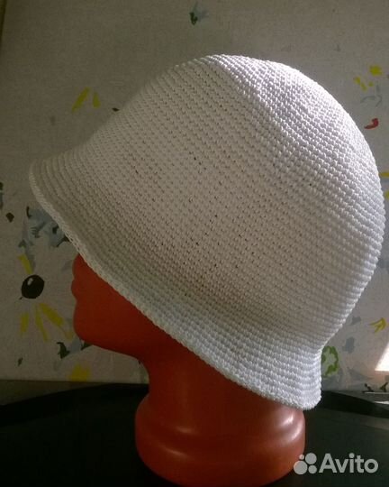 Панама вязаная. Шляпа 