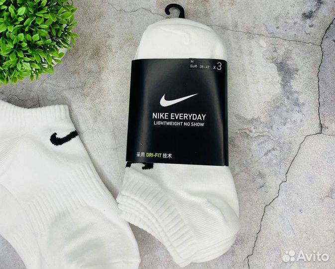Носки NIke No Show белые оригинал