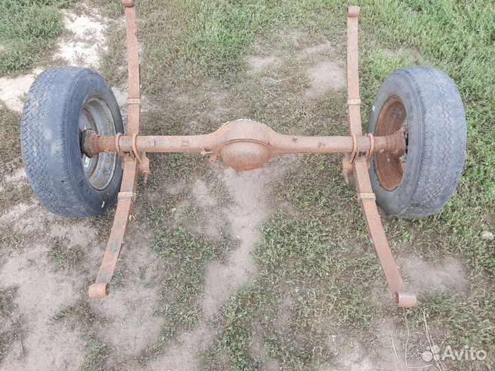 Мост с рессорами