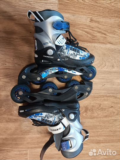 Роликовые коньки размер 26-29 + защита