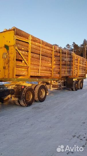 Полуприцеп лесовоз (сортиментовоз) МАЗ МАЗ-998640, 1990