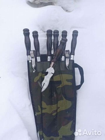 Набор шампуров с ножом