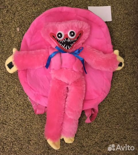 Плюшевый рюкзак с игрушкой Киси Миси