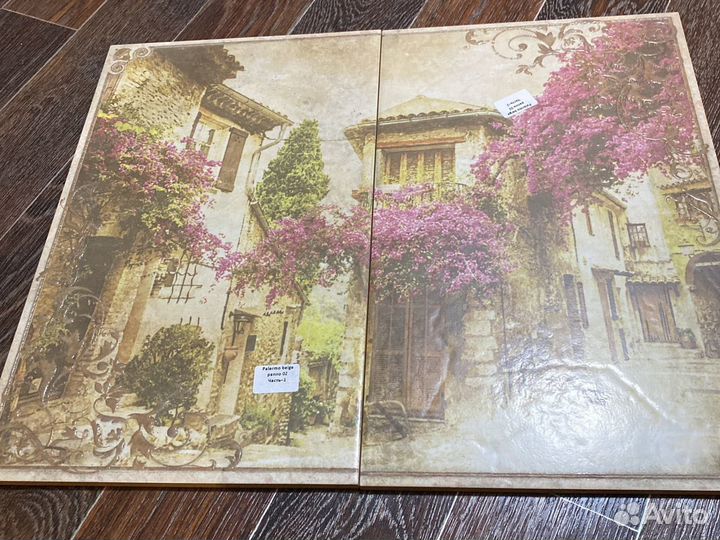 Керамическая плитка настенная панно