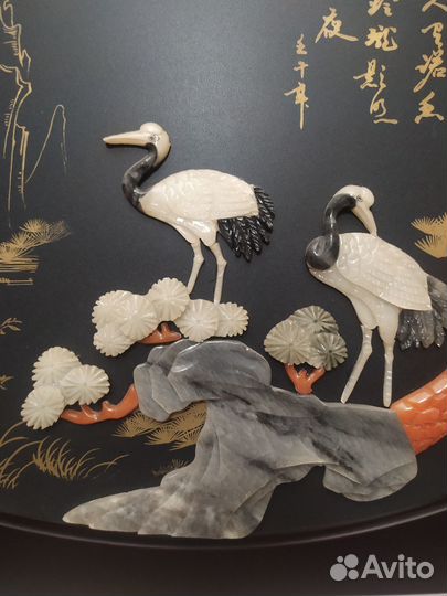 Панно настенное из нефрита Китай