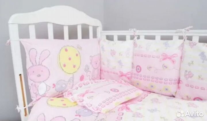 Бортики в детскую кроватку Сонный гномик