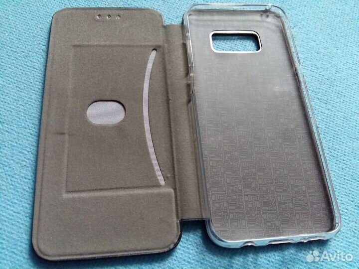 Чехол-Подставка для samsung S8 (черный)