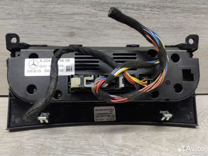 Блок управления климат-контролем Mercedes C W204
