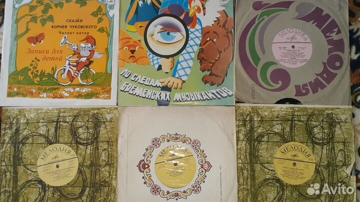 Грампластинки в ассортименте