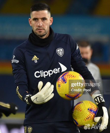 Zip hoodie Leeds United FC 2020/21 adidas размер S