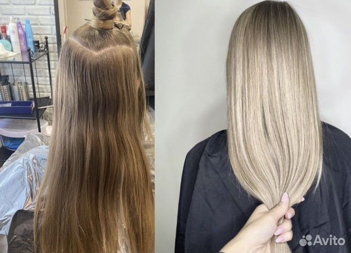 Сложные окрашивания, аиртач, мелирование