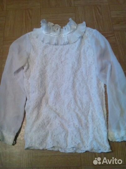 Блузки для девочек 8-10 лет