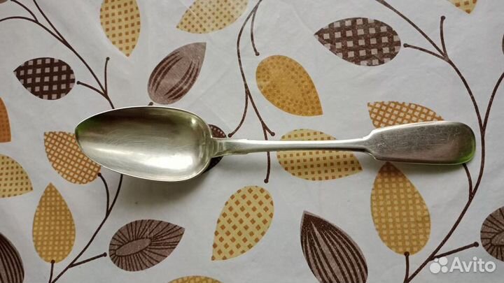 Серебряная столовая ложка, 84 проба
