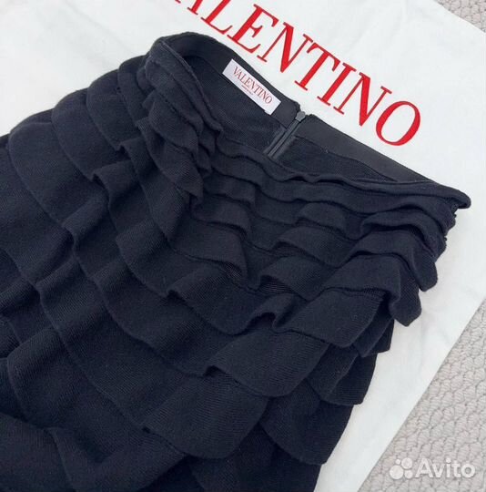 Valentino юбка из кашемира