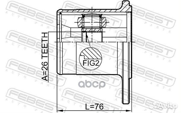 ШРУС 0711-SX4R 0711-SX4R Febest