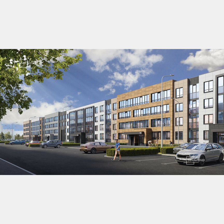 1-к. квартира, 33 м², 1/4 эт.