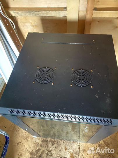 Серверный шкаф hyperline TWM 1566 GR RAL9004