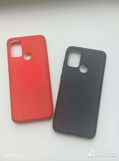 Чехол Xonor 9A чёрный и красный