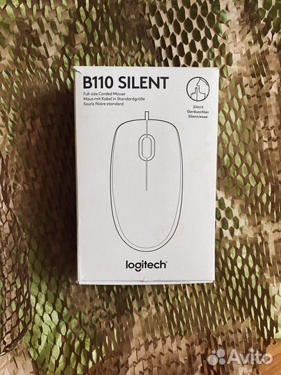 Мышка компьютерная Logitech B110 Silent