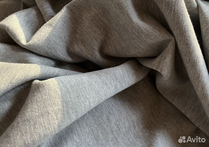 Искусственная замша/ трикотаж. Пыльный розовый