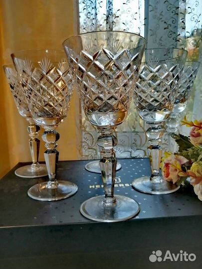 Фужеры хрустальные СССР