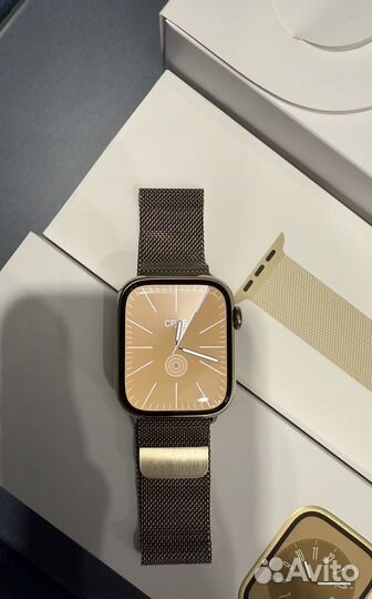 Apple Watch Series 8 45 Gold Stainless Steel