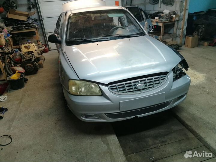 Hyundai Accent тагаз в полный разбор по болтам