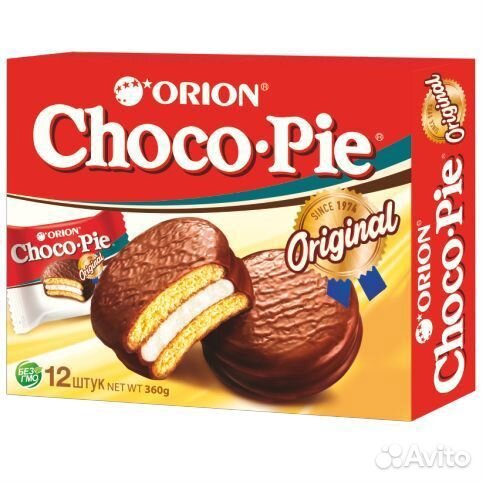 Пирожное печенье с суфле Чоко Пай Оригинал 336г