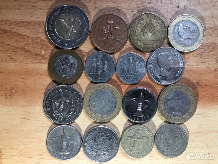 Монеты разные