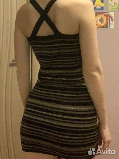 Платье коктейльное мини