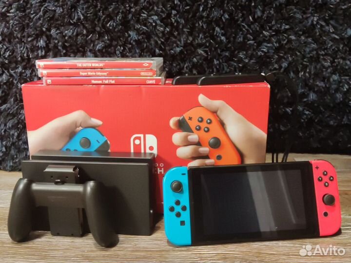 Игровая приставка Nintendo Switch+128Гб