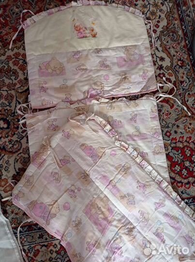 Бортики и Балдахин в кроватку