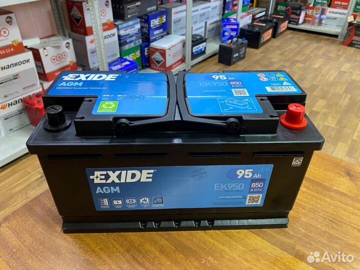 Аккумулятор Exide AGM 95 Ач на Ауди Мерседес Бмв