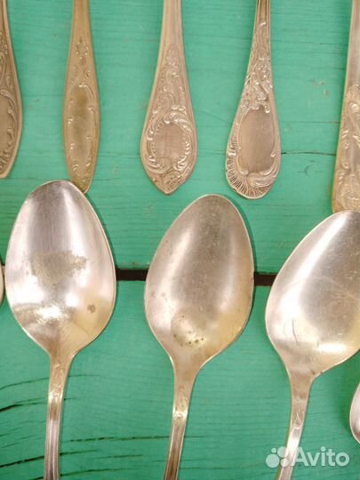 Мельхиоровые ложки и вилки