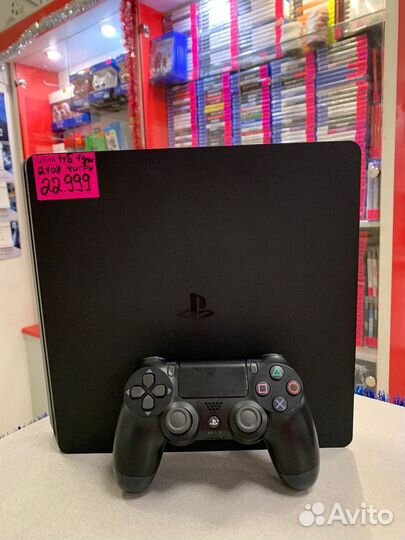 Sony PS4 slim 1tb 2208 + 4 игры minecraft