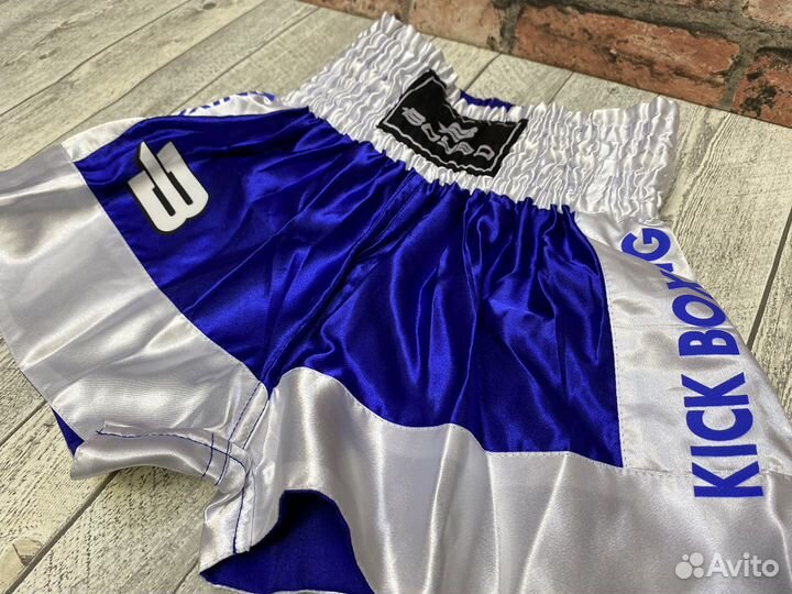 Шорты для кикбоксинга BoyBo Синие