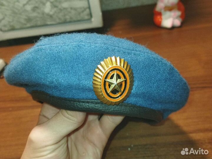 Берет вдв голубой