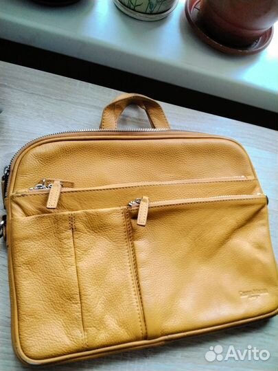 Сумка для документов натуральная кожа