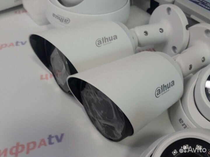 Видеонаблюдение 4Мп Dahua 11 камер варио