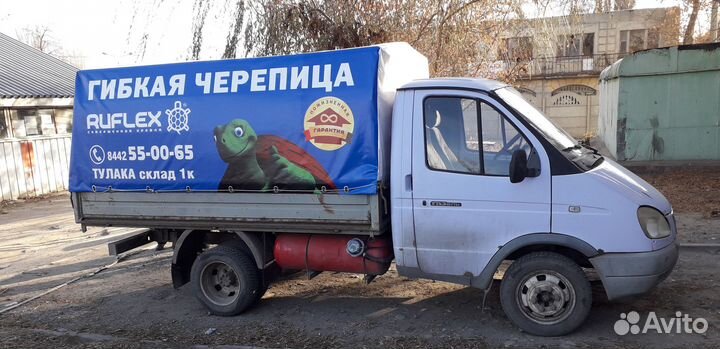 Тент с рекламой на Газель