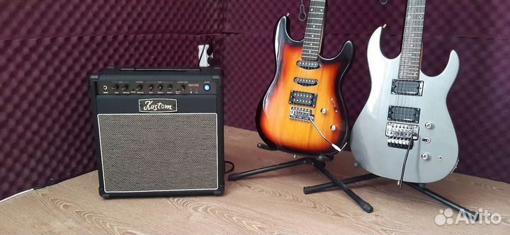 Электрогитары rocket, b.c.rich standard, комбик