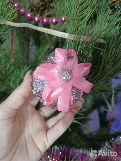 Новогодний шар ручной работы